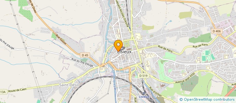 localisation de l'entreprise MADAME HELENE PELLERIN  LISIEUX