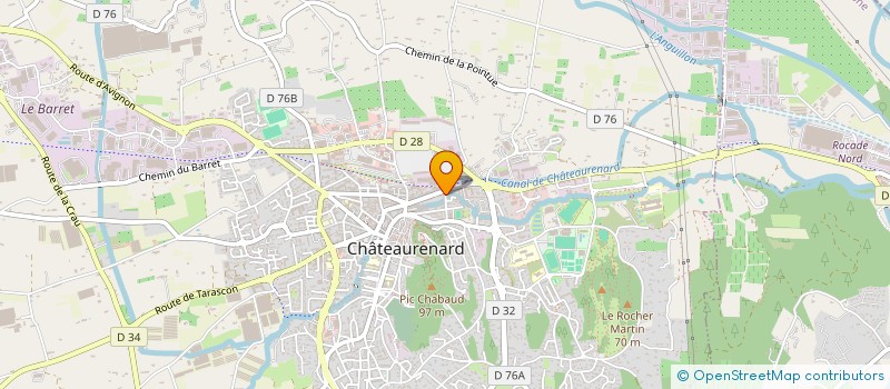 localisation de l'entreprise MADAME HELENE PELUS à CHATEAURENARD