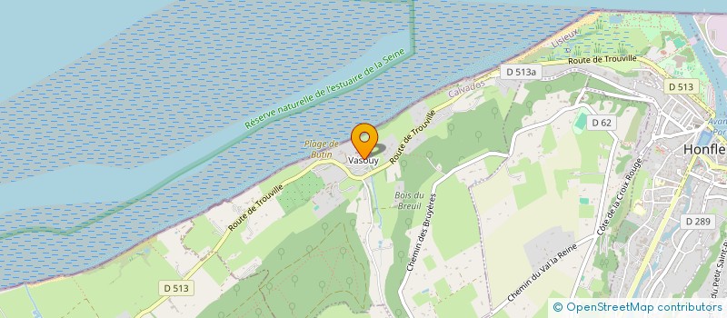 localisation de l'entreprise MADAME HELENE PENIN DE LA RAUDIERE à HONFLEUR