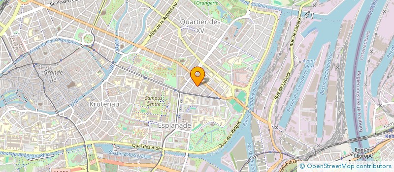 localisation de l'entreprise MADAME HELENE PEQUIGNET à STRASBOURG