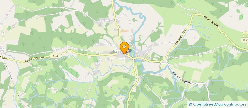 localisation de l'entreprise MADAME HELENE PEREIRA  LASSEUBE