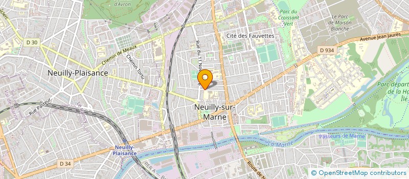localisation de l'entreprise MADAME HELENE PEREIRA à NEUILLY-SUR-MARNE