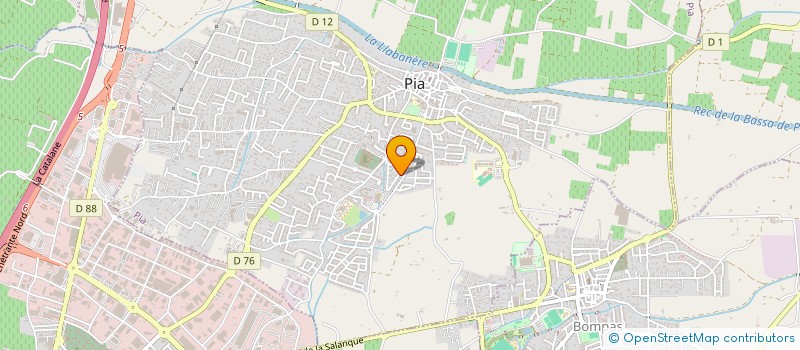 localisation de l'entreprise MADAME HELENE PEREZ  PIA