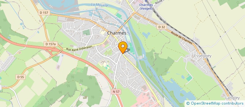 localisation de l'entreprise MADAME HELENE PERREIN à CHARMES
