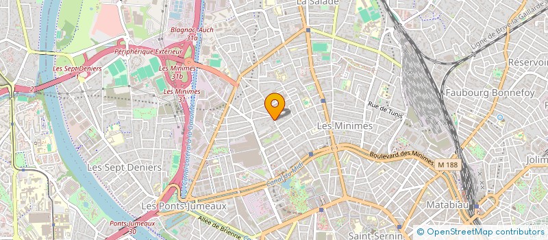 localisation de l'entreprise MADAME HELENE PERRIN  LABASTIDE-PAUMES