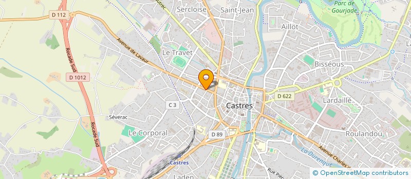 localisation de l'entreprise MADAME HELENE PERRIN à CASTRES