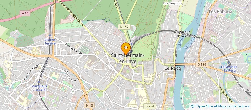 localisation de l'entreprise MADAME HELENE PERRIN  SAINT-GERMAIN-EN-LAYE