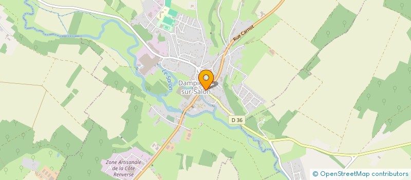 localisation de l'entreprise MADAME HELENE PERUS  DAMPIERRE-SUR-SALON