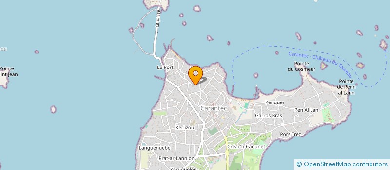 localisation de l'entreprise MADAME HELENE PESNEAU  CARANTEC
