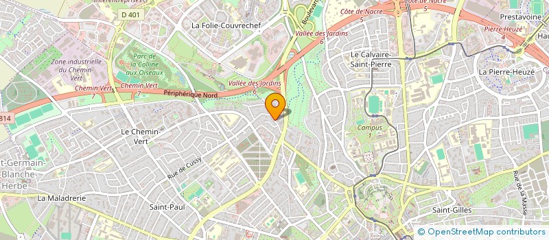 localisation de l'entreprise MADAME HELENE PETIT à CAEN