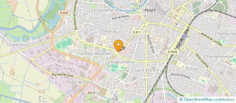 localisation de l'entreprise MADAME HELENE PETIT à NIORT