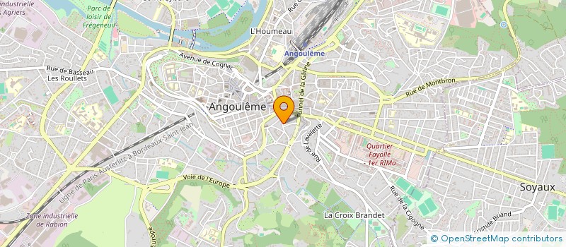 localisation de l'entreprise MADAME HELENE PETIT à ANGOULEME