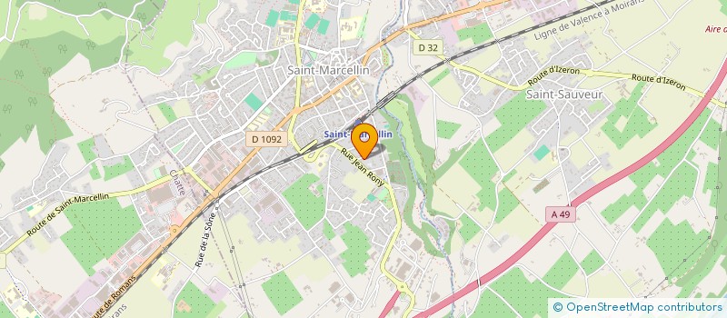 localisation de l'entreprise MADAME HELENE PETIT  SAINT-MARCELLIN