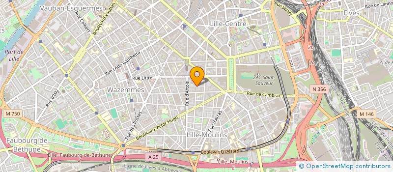 localisation de l'entreprise MADAME HELENE PEUTEVYNCK à LILLE