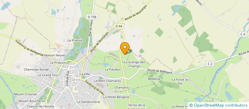 localisation de l'entreprise MADAME HELENE PHILIPPS à LORRIS