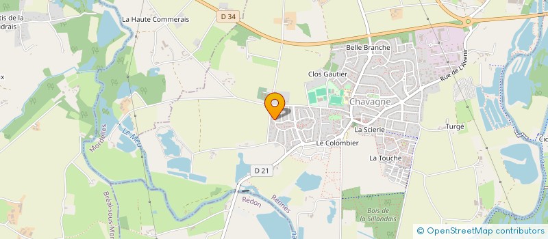 localisation de l'entreprise MADAME HELENE PIGNON  CHAVAGNE