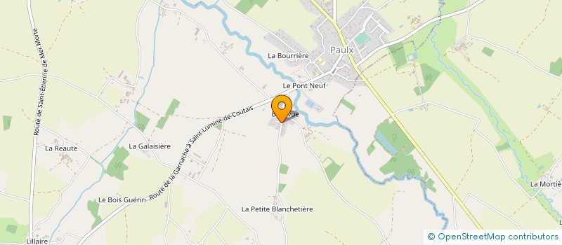 localisation de l'entreprise MADAME HELENE PINARD à PAULX