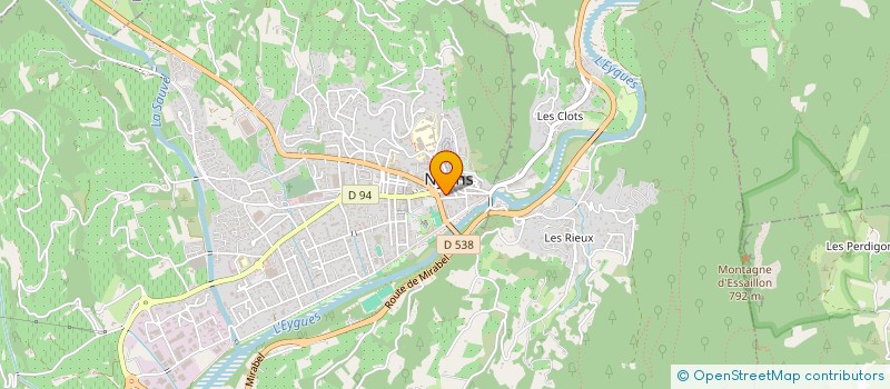 localisation de l'entreprise MADAME HELENE PINET  NYONS