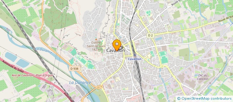 localisation de l'entreprise MADAME HELENE PIQUET  CAVAILLON