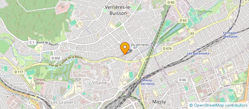 localisation de l'entreprise MADAME HELENE PIROUX à VERRIERES-LE-BUISSON