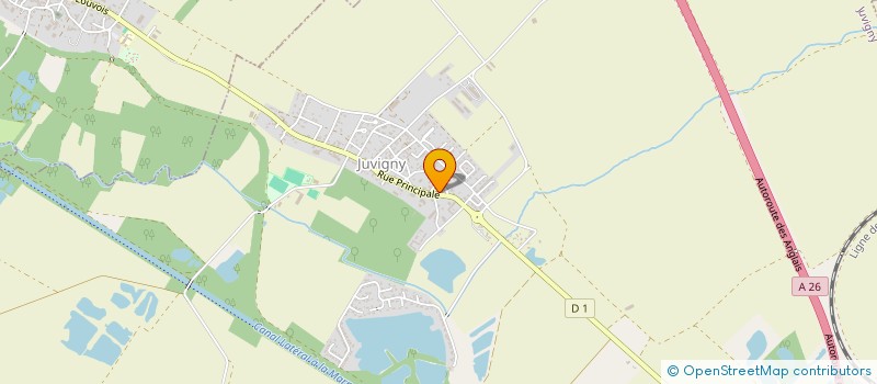 localisation de l'entreprise MADAME HELENE PISON  JUVIGNY
