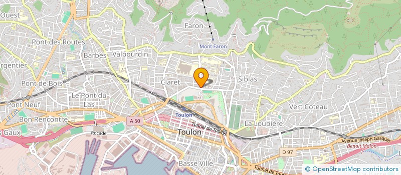 localisation de l'entreprise MADAME HELENE PLANEL  TOULON