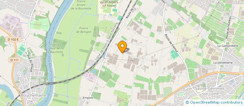 localisation de l'entreprise MADAME HELENE PLASSAIS  STE GEMMES SUR LOIRE