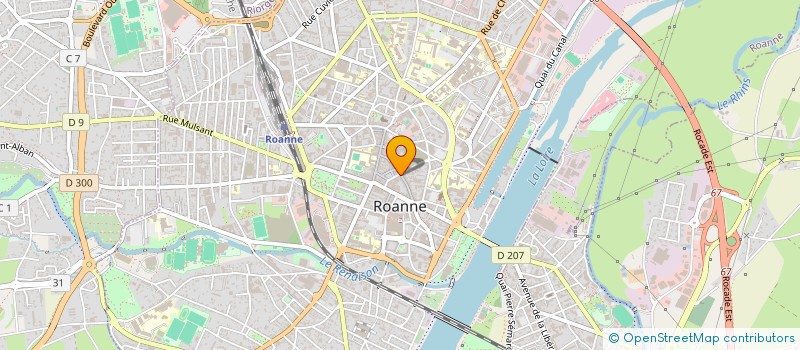 localisation de l'entreprise MADAME HELENE POIO à ROANNE