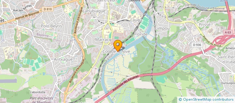 localisation de l'entreprise MADAME HELENE POIRIER à BAYONNE