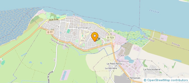 localisation de l'entreprise MADAME HELENE POIRIER à PAIMBŒUF