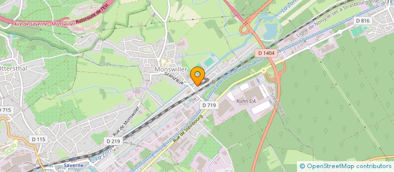 localisation de l'entreprise MADAME HELENE POLLET  MONSWILLER