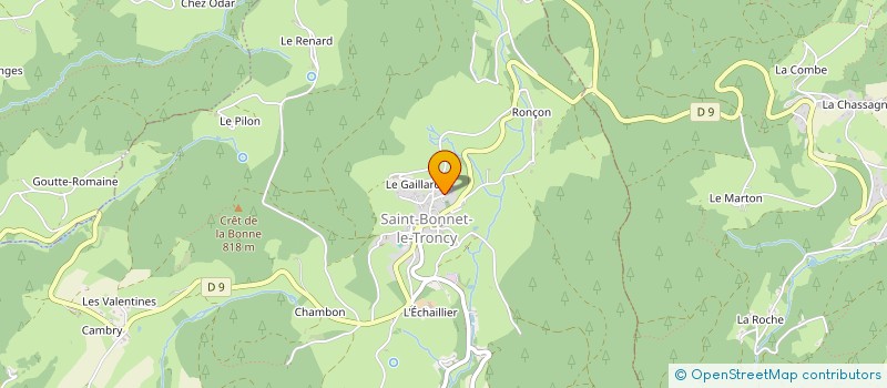 localisation de l'entreprise MADAME HELENE POMERET à SAINT-CYR-LE-CHATOUX