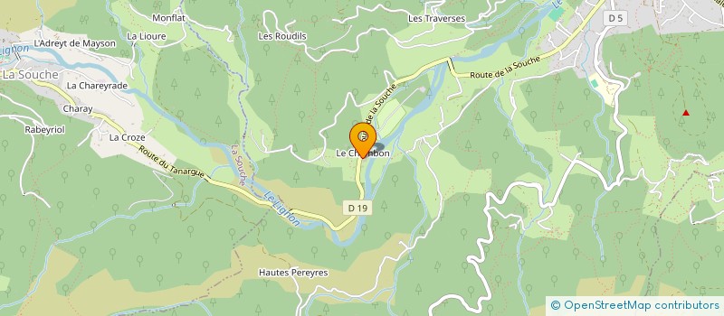 localisation de l'entreprise MADAME HELENE POMMIER à JAUJAC
