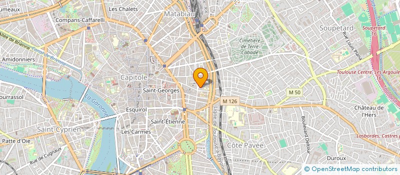 localisation de l'entreprise MADAME HELENE PONS  TOULOUSE