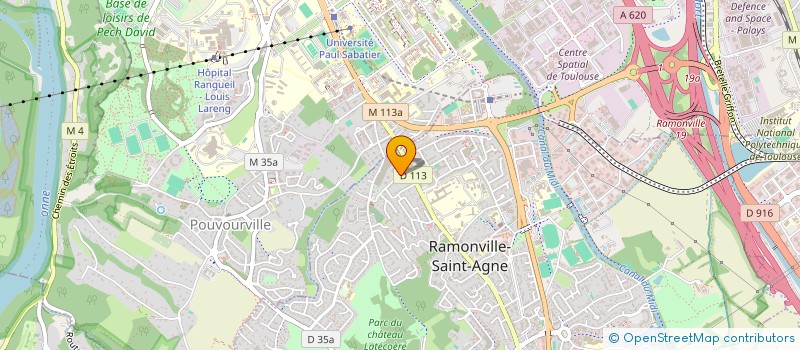 localisation de l'entreprise MADAME HELENE PONS à RAMONVILLE-SAINT-AGNE