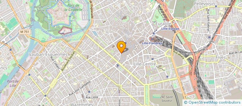 localisation de l'entreprise MADAME HELENE PONTIERE  LILLE