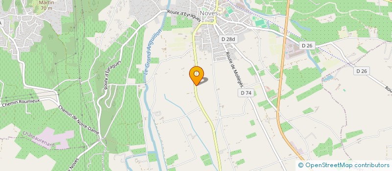 localisation de l'entreprise MADAME HELENE PONTON  NOVES