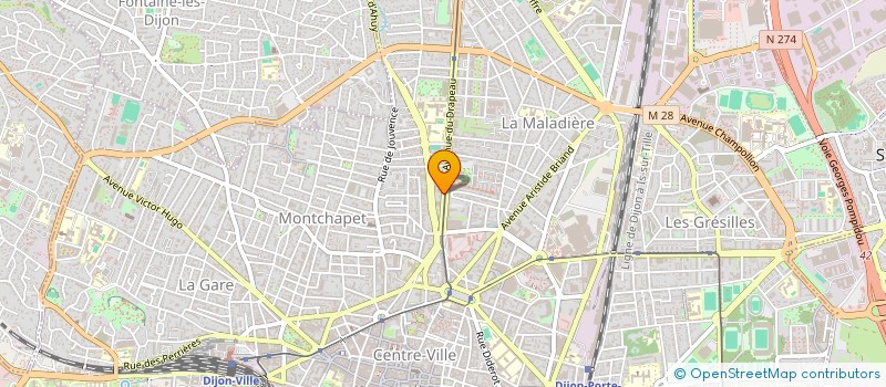 localisation de l'entreprise MADAME HELENE POPELARD à DIJON