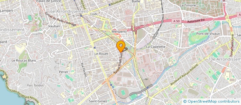 localisation de l'entreprise MADAME HELENE PORTEFAIX à MARSEILLE