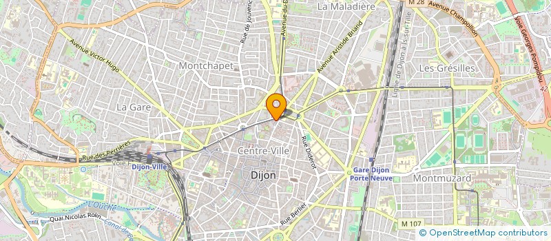 localisation de l'entreprise MADAME HELENE PORTHA à DIJON