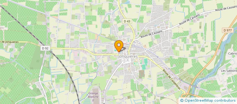 localisation de l'entreprise MADAME HELENE POSSIEN  JONQUIERES