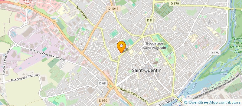 localisation de l'entreprise MADAME HELENE POSTAL à SAINT-QUENTIN