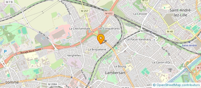 localisation de l'entreprise MADAME HELENE POUGHON à LAMBERSART