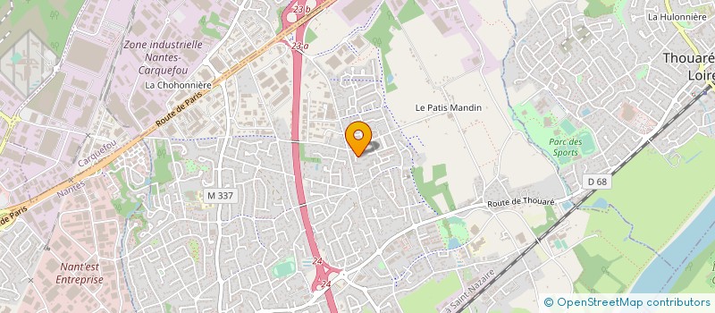 localisation de l'entreprise MADAME HELENE POUILLE à SAINTE-LUCE-SUR-LOIRE
