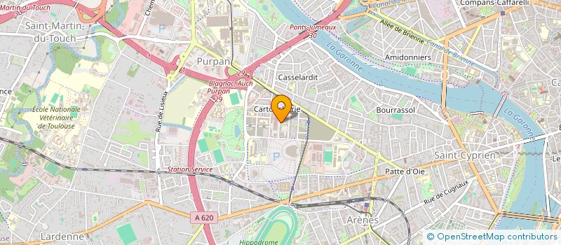 localisation de l'entreprise MADAME HELENE POUTIERS à TOULOUSE