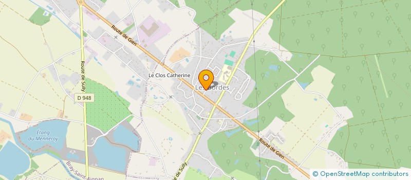 localisation de l'entreprise MADAME HELENE POUTOIRE à LES BORDES