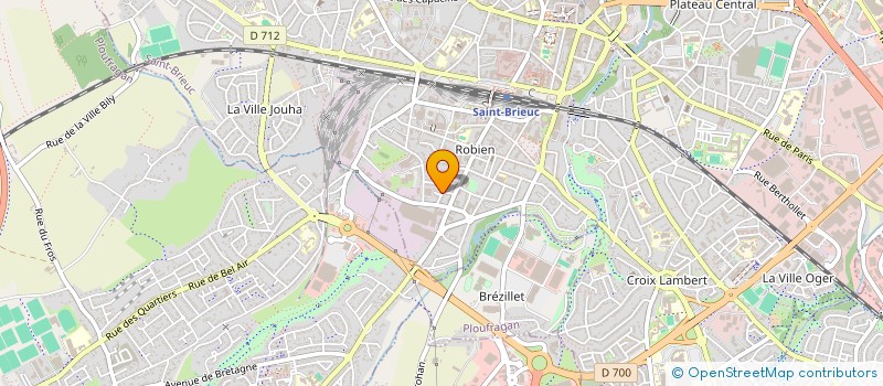 localisation de l'entreprise MADAME HELENE POYET à SAINT-BRIEUC