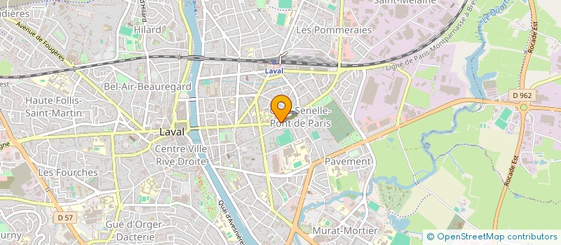localisation de l'entreprise MADAME HELENE PRAZERES CIMENTA à LAVAL