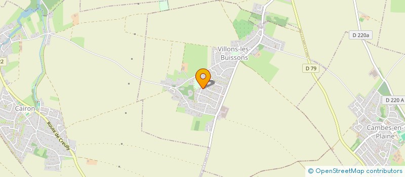 localisation de l'entreprise MADAME HELENE PRIGENT  VILLONS-LES-BUISSONS