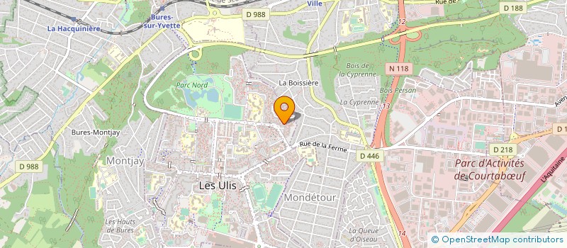 localisation de l'entreprise MADAME HELENE PRIGENT à LES ULIS